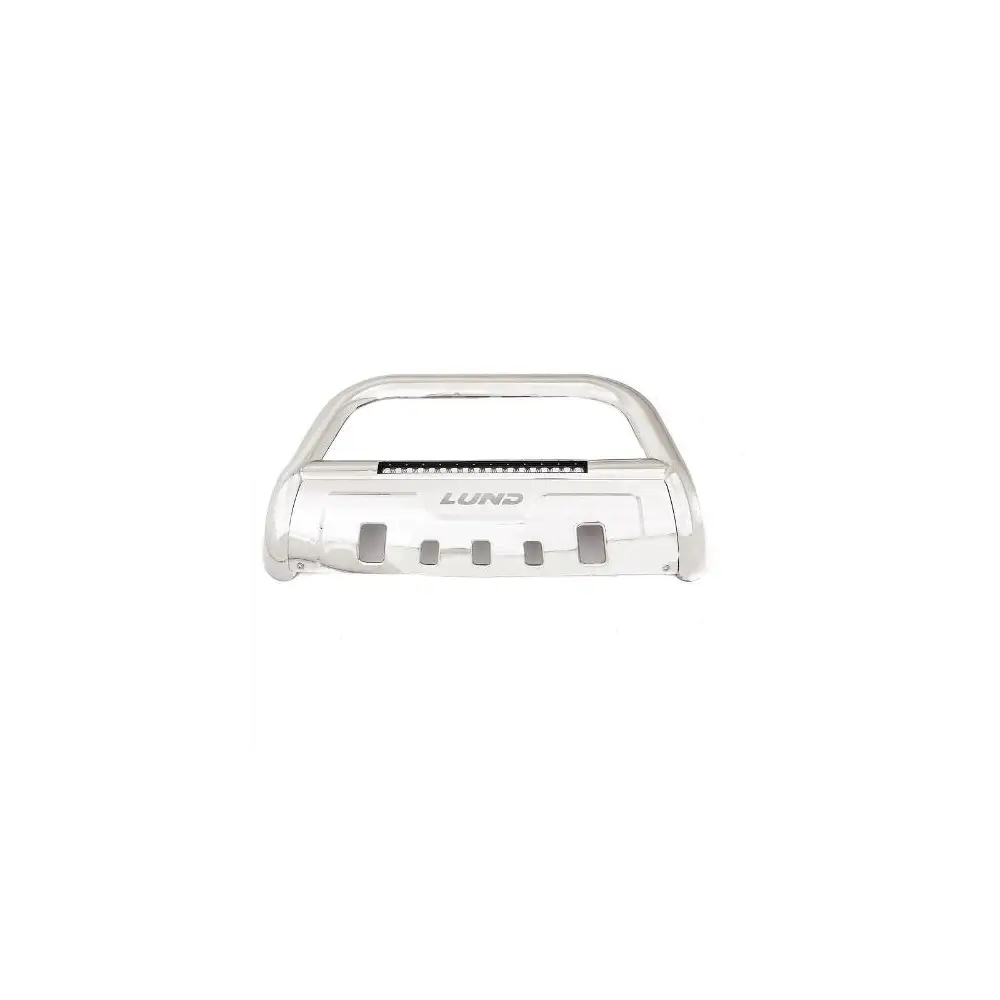 3.5" Bull Bar w/ 20" Light Bar - Stainless Steel - LUN47021209